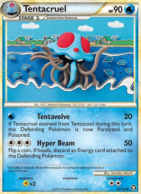 Tentacruel, catalogue front
