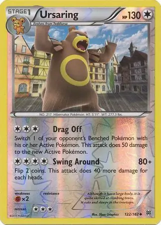 Ursaring, catalogue front