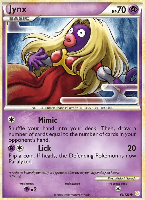 Jynx, catalogue front