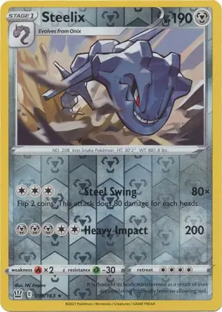 Steelix, catalogue front