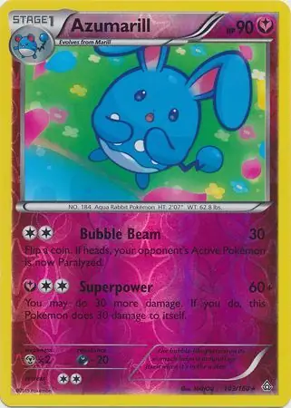 Azumarill, catalogue front