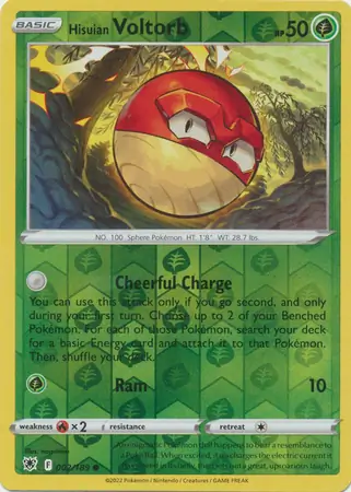 Hisuian Voltorb, catalogue front
