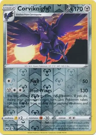 Corviknight, catalogue front
