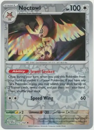 Noctowl, catalogue front