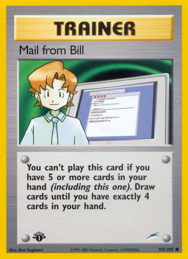 Mail from Bill, catalogue front