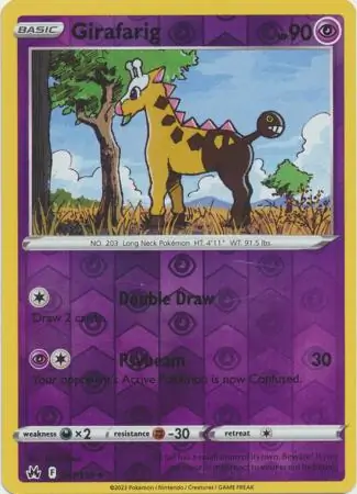 Girafarig, catalogue front