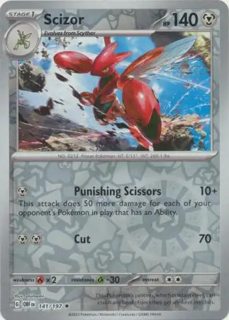 Scizor, catalogue front