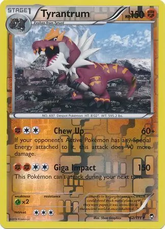 Tyrantrum, catalogue front