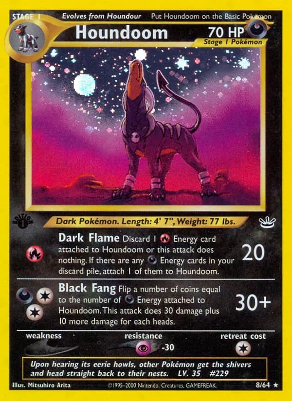 Houndoom, catalogue front