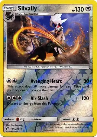 Silvally, catalogue front