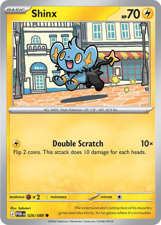 Shinx, catalogue front