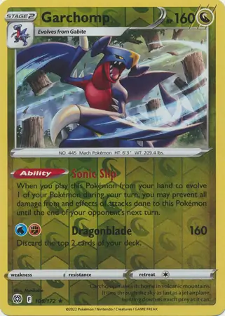 Garchomp, catalogue front