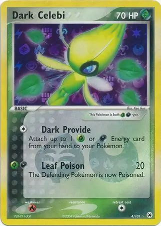 Dark Celebi, catalogue front