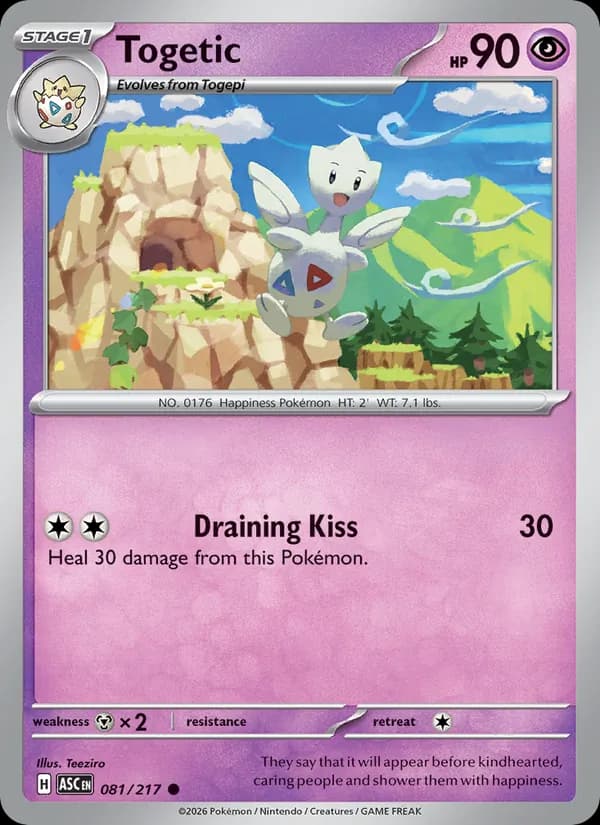 Togetic, catalogue front