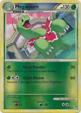 Meganium, catalogue front
