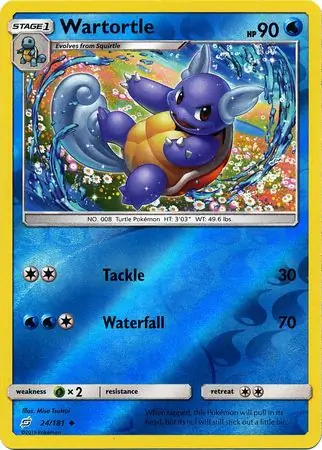 Wartortle, catalogue front