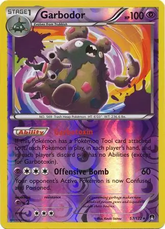 Garbodor, catalogue front