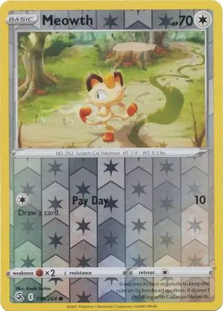 Meowth, catalogue front