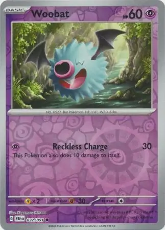 Woobat, catalogue front