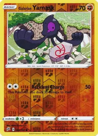 Galarian Yamask, catalogue front