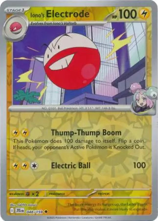 Iono's Electrode, catalogue front