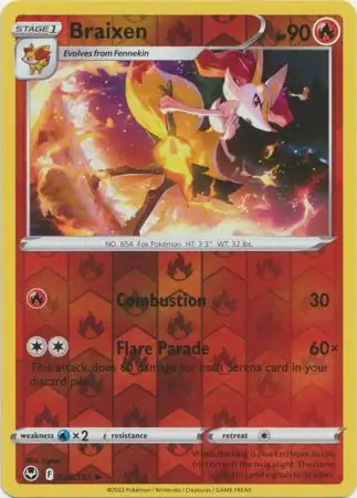 Braixen, catalogue front