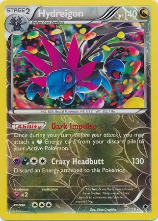 Hydreigon, catalogue front