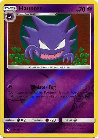 Haunter, catalogue front
