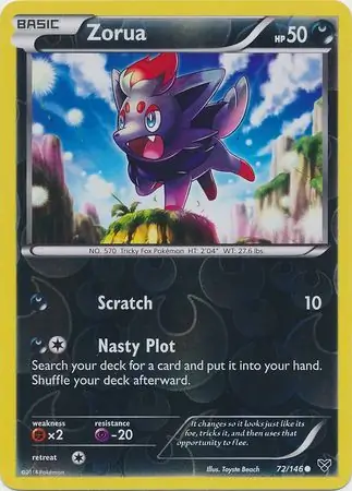 Zorua, catalogue front