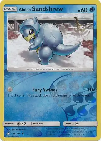 Alolan Sandshrew, catalogue front