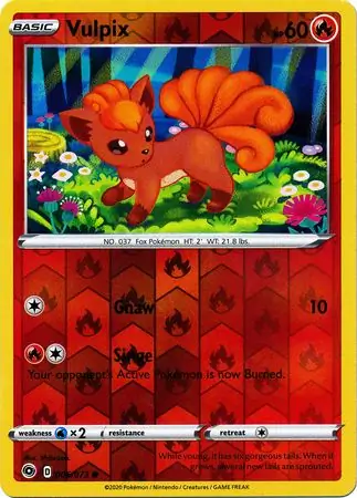 Vulpix, catalogue front