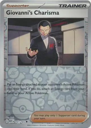 Giovanni's Charisma, catalogue front
