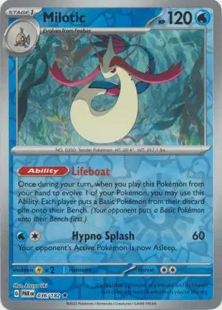 Milotic, catalogue front