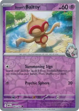Steven's Baltoy, catalogue front