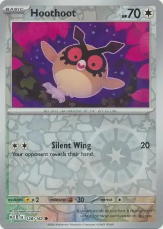 Hoothoot, catalogue front