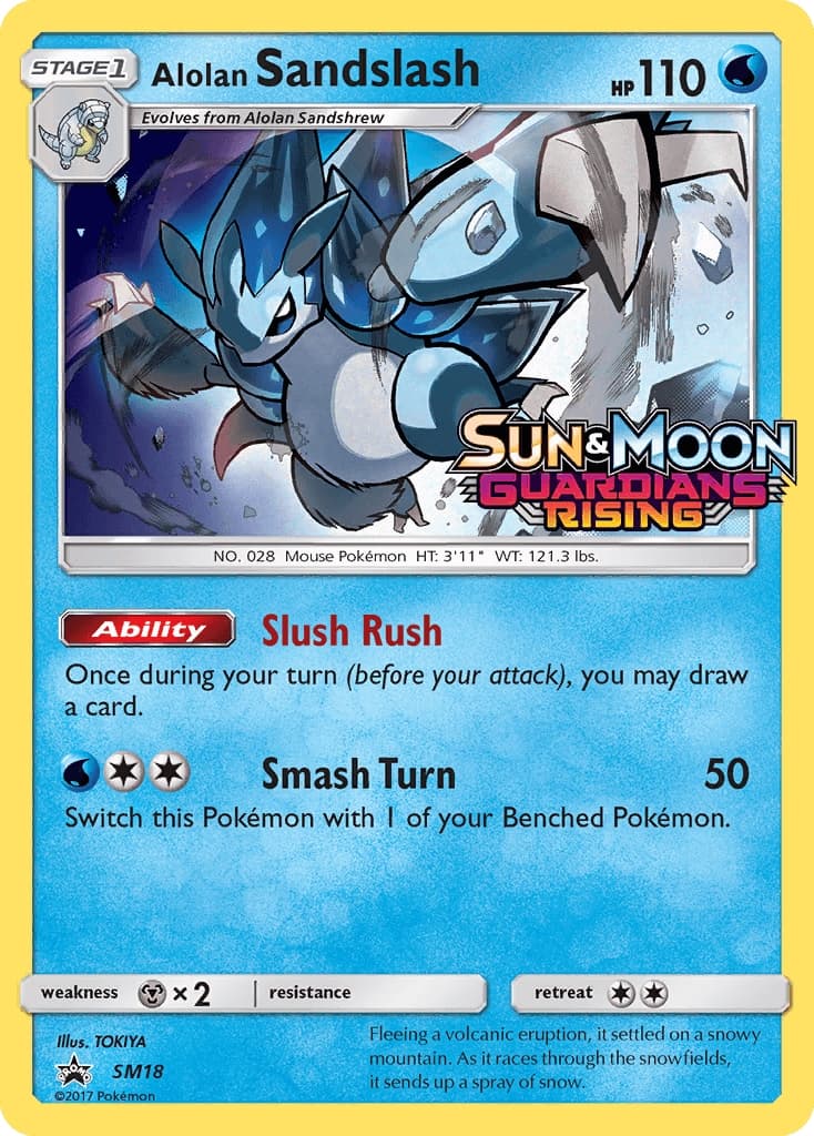 Alolan Sandslash, catalogue front