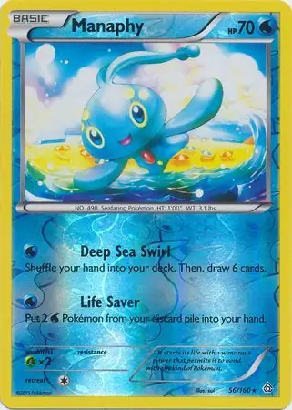 Manaphy, catalogue front