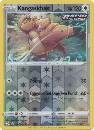 Kangaskhan, catalogue front