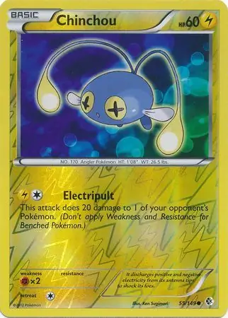 Chinchou, catalogue front