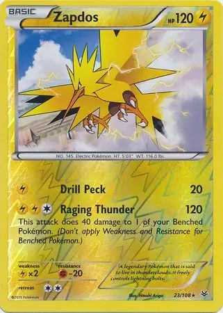 Zapdos, catalogue front