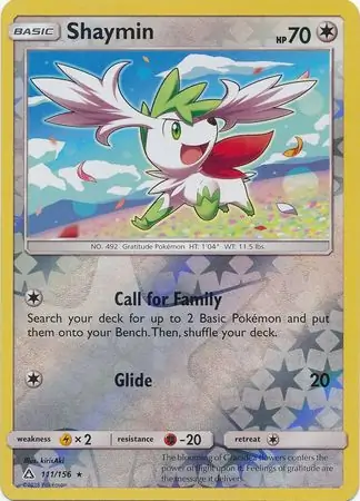 Shaymin, catalogue front