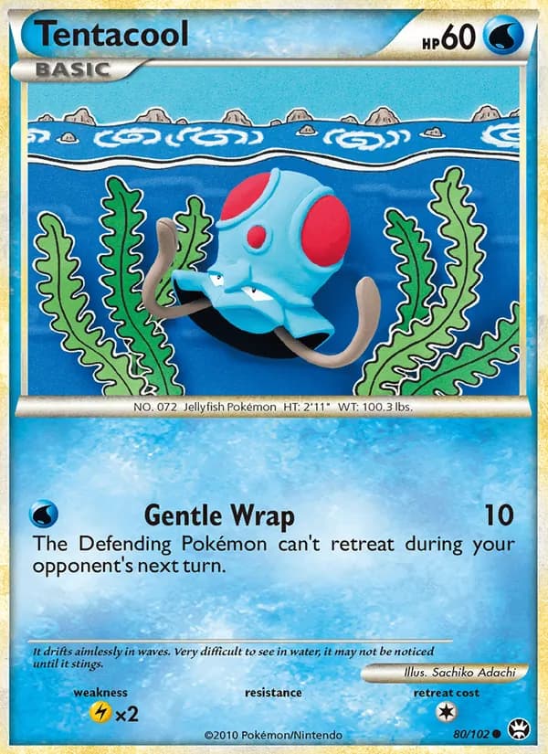 Tentacool, catalogue front