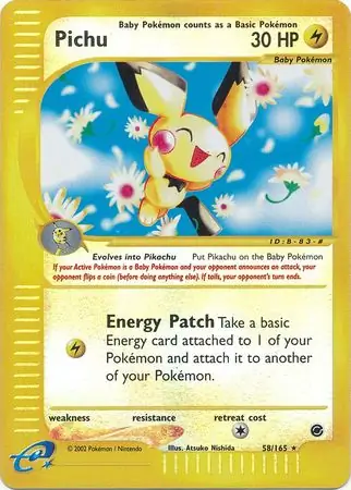 Pichu, catalogue front