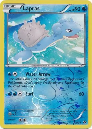 Lapras, catalogue front