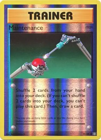 Maintenance, catalogue front