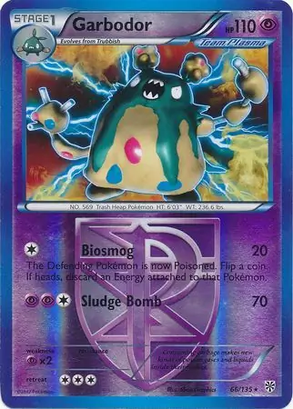 Garbodor, catalogue front