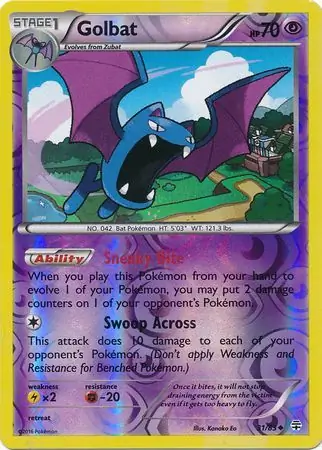 Golbat, catalogue front