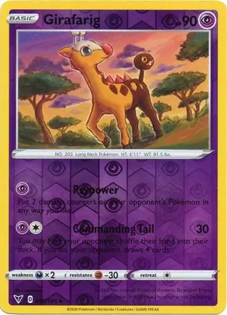 Girafarig, catalogue front