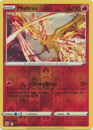 Moltres, catalogue front