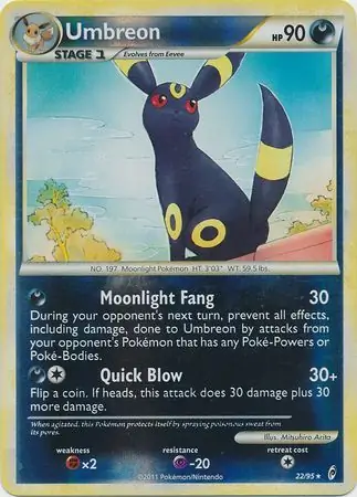 Umbreon, catalogue front